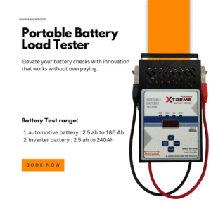 Automatic Battery Load Tester for two wheeler, four wheeler and Inverter Batteries