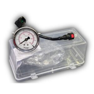 Bs6 FUEL PRESSURE GAUGE NEW MODEL | HEAVY TYPE | FUEL HOSE LOCK