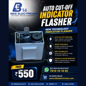Auto cutt off flasher, smart flasher, indicator flasher